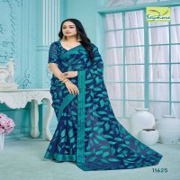 chamkili by seymore print organza brasso classic look saree