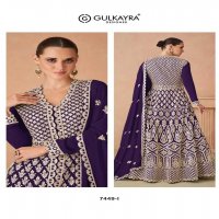 rimsha silver by gulkayra designer georgette gown style fully stitch dress