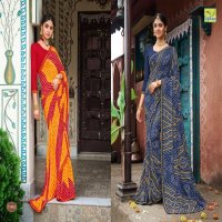 seymore print saawariya colour addition georgette saree exports