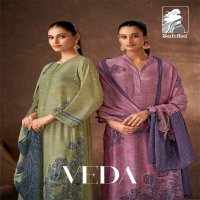 Sahiba Veda Wholesale Unique Muslin Silk Salwar Suits