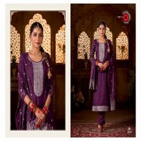 Triple AAA Ria Vol-2 Wholesale Muslin Self Embroidery Work Dress Material