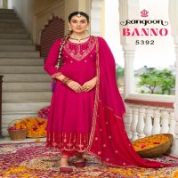Rangoon Banno Wholesale Silk With Value Addition Work Khatli Hand Mirror Kurtis With Pant And Dupatta