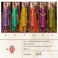 Triple AAA Loyal Vol-5 Wholesale Viscose Muslin Dhaga Dress Material