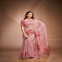 Kala Jamun Royal Queen Wholesale Zari Base Pure Crushed Tissue Sarees