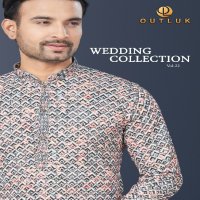 Outluk Wedding Collection Vol-22 Wholesale Mens Wear Kurta With Pajama
