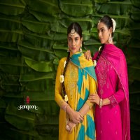 Rangoon Palak Wholesale Viscose With Fancy Work Kurtis With Pant And Dupatta