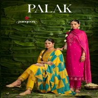 Rangoon Palak Wholesale Viscose With Fancy Work Kurtis With Pant And Dupatta