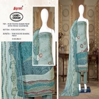 Bipson Land Rover D.no 2842 Wholesale Pure VIscose Simmer With Ethnic Handwork Dress Material