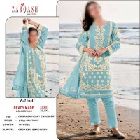 Zarqash Z-216 Wholesale Readymade Indian Pakistani Salwar Suits