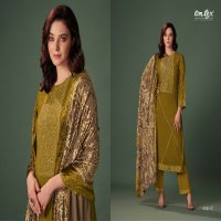 Omtex Aurum Wholesale Pure Pashmina Jacquard Winter Salwar Suits