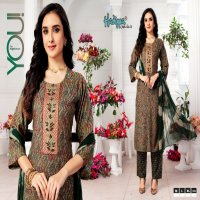 Hadippa Rosy Vol-1 Wholesale Heavy Capsule Fabrics Kurtis With Pant And Dupatta