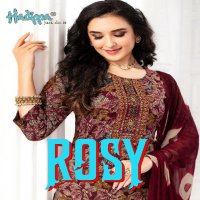 Hadippa Rosy Vol-1 Wholesale Heavy Capsule Fabrics Kurtis With Pant And Dupatta