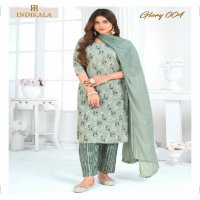 Indikala Glory Wholesale Chanderi Top With Pant And Dupatta