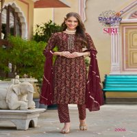 Radhika Siri Vol-2 Wholesale Reyon Capsule Print Kurtis With Pant And Dupatta