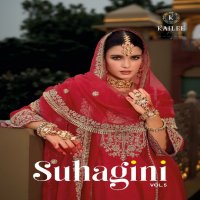 SUHAGINI VOL 5 BY KAILEE FASHION READYMADE SUIT FOR SPECIAL KARVA CHAUTH AND DURGA POOJA OCCASION