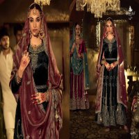 Cinderella Anarkali Luxury Velvet Collection Winter Salwar Suits