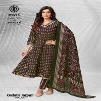 Deeptex Point 8 Gulabi Jaipuri Vol-1 Wholesale Anarkali Tops With Pant And Dupatta