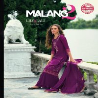 Lily And Lali Malang Vol-2 Wholesale Embroidery And Handwork Vichitra Silk Readymade Suits