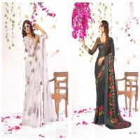 Mahamani Aasma Wholesale Dollmoss Satin Indian Sarees