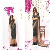 Mahamani Aasma Wholesale Dollmoss Satin Indian Sarees