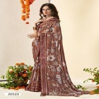 Vallabhi Remi Vol-2 Wholesale Moss Chiffon Indian Sarees