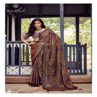 Kashvi Pankti Vol-24 Wholesale Soft Silk With Embroidery Blouse Sarees