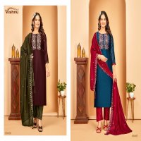 Vishnu Rameena Wholesale Vichitra Silk Dress Material