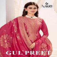 Naari Gul Preet Wholesale Pure Viscose Pashmina Jacard Winter Suits