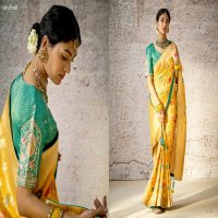 Kimora Sindhuri Kashi Wholesale Banarasi Silk With Heavy Handwork And Embroidery Designer Sarees