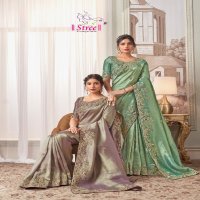 Stree Stree Vol-1 Wholesale Pure Banarasi And Organza Designer Function Wear Sarees