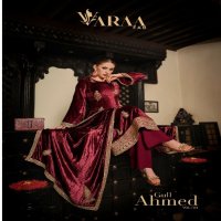 Varaa Fab Gull Ahmed Vol-1 Wholesale Pure VIscose Velvet Heavy Designer Embroidery Winter Suits