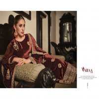 Varaa Fab Gull Ahmed Vol-1 Wholesale Pure VIscose Velvet Heavy Designer Embroidery Winter Suits