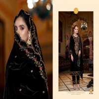 Belliza Gulzaar Wholesale Pure Velvet With Embroidery Winter Dress Material