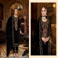 Belliza Gulzaar Wholesale Pure Velvet With Embroidery Winter Dress Material