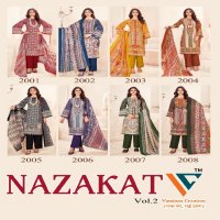 Vandana Nazakat Vol-2 Wholesale Cotton Dress Material