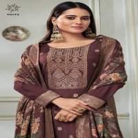 Vinay Kervin Aadhira Vol-7 Wholesale Viscose Pashmina Jacquard Winter Salwar Suits