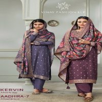 Vinay Kervin Aadhira Vol-7 Wholesale Viscose Pashmina Jacquard Winter Salwar Suits