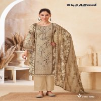 Gull Aahmed Alsaba Wholesale Pure Cotton With Embroidery Work Dress Material