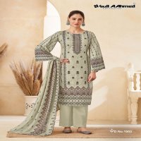 Gull Aahmed Alsaba Wholesale Pure Cotton With Embroidery Work Dress Material