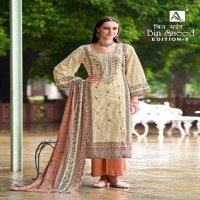 alok bin saeed vol 5 cambric cotton modern pakistani dress material