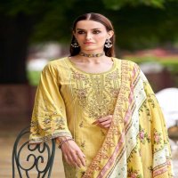 alok bin saeed vol 5 cambric cotton modern pakistani dress material