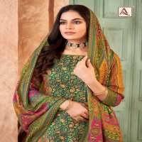 nazreen by alok suits viscose pashmina ladies suits