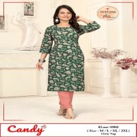 candy by veeksha lycra imported daily wear readymade combo set kurti