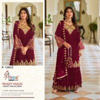 Shree Fabs R-1504 Wholesale 11000 Velvet Fabrics Indian Pakistani Salwar Suits