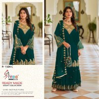 Shree Fabs R-1504 Wholesale 11000 Velvet Fabrics Indian Pakistani Salwar Suits