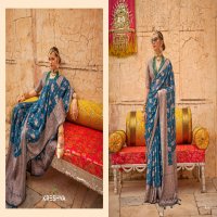 Kreshva Alaknanda Wholesale Twp Georgette With Weaving Butta Border Party Wear Sarees