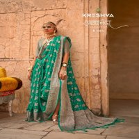 Kreshva Alaknanda Wholesale Twp Georgette With Weaving Butta Border Party Wear Sarees