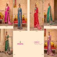 Kreshva Alaknanda Wholesale Twp Georgette With Weaving Butta Border Party Wear Sarees