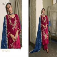 Esta Meher Wholesale Pure Silk Velvet With Fancy Cord Embroidery Work Winter Suits