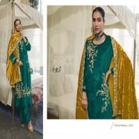 Esta Meher Wholesale Pure Silk Velvet With Fancy Cord Embroidery Work Winter Suits